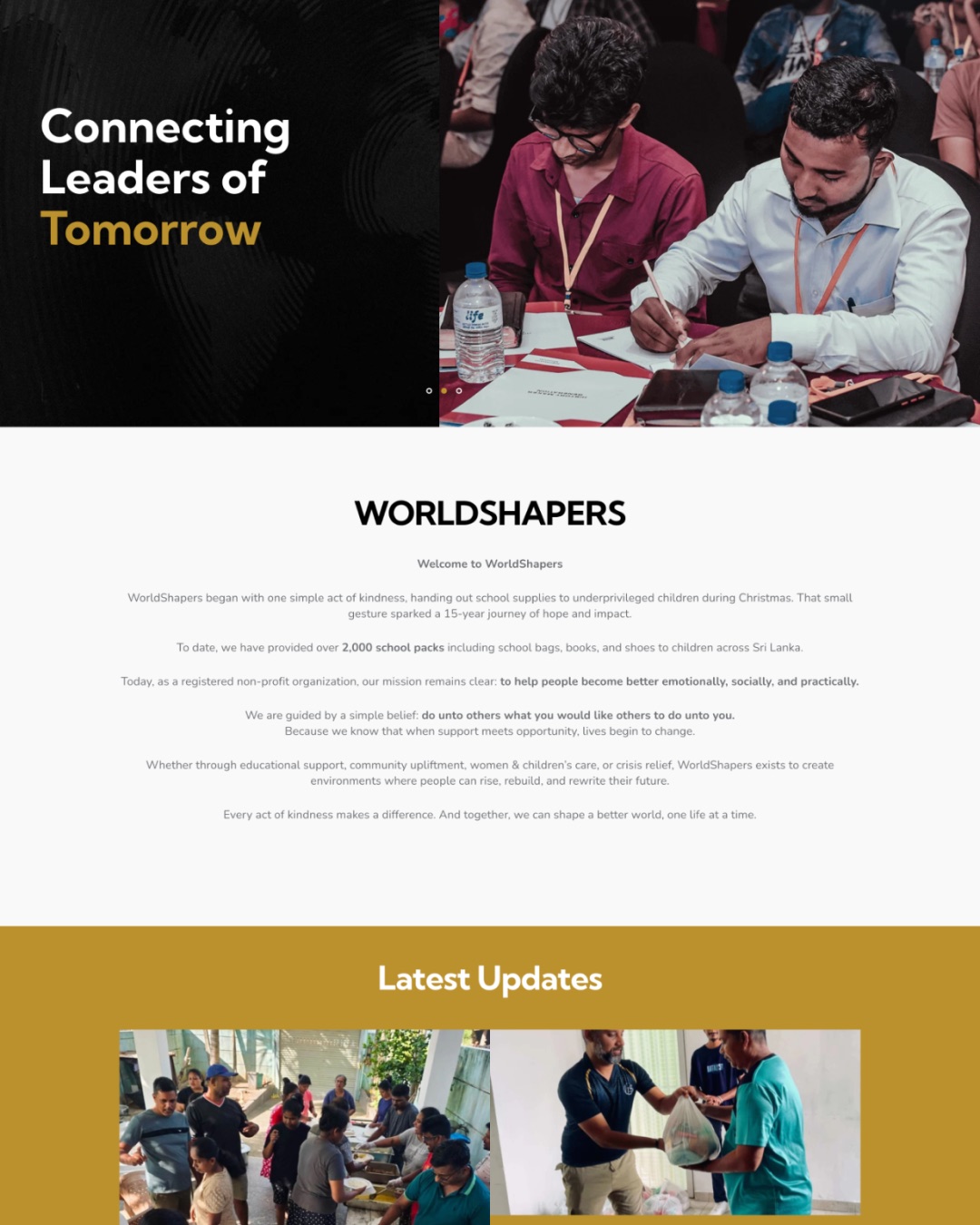 WorldShapers website